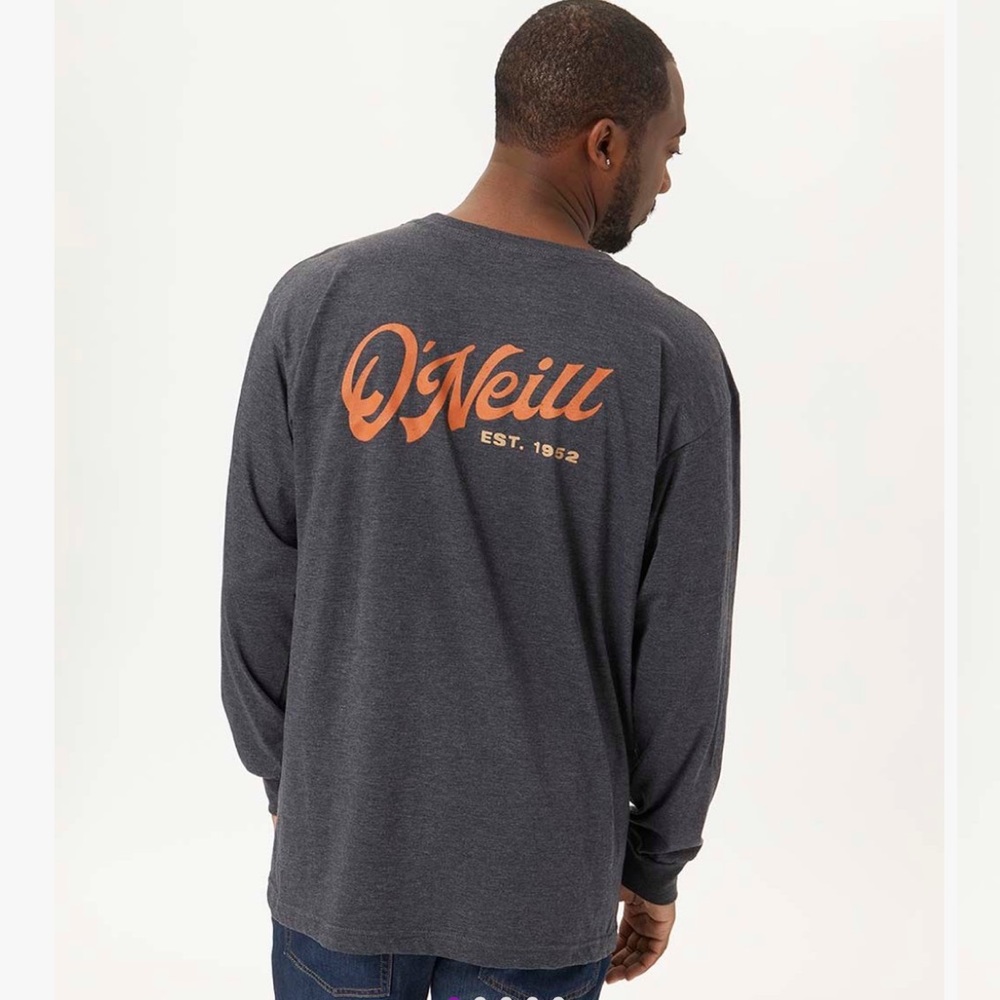 O’Neill Gray/Charcoal long sleeve graphic t-shirt/tee. SZ. Small. NWT